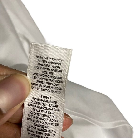 Chico's Women's White Button-Down Dress Shirt - Picture 5 of 8